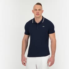 Contrast Collar Polo Shirt - Navy