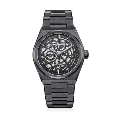 Stainless Steel 316L Automatic Skeleton Watch - Grey