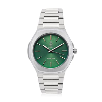 Stainless Steel Quartz Watch - Green
