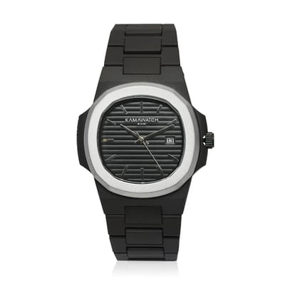 Thermo-treated Vintage Millenium Watch - Black & Grey