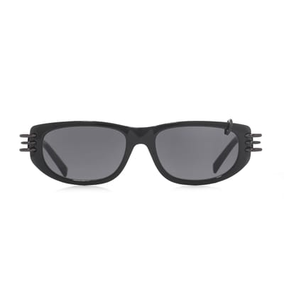 807 Rectangular Grey & Black Sunglasses