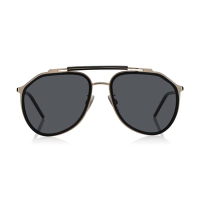Aviator Grey Polar & Black Sunglasses