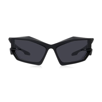 GIV CUT Cateye Smoke & Matte Black Sunglasses