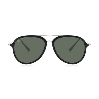 Aviator Green & Black Sunglasses