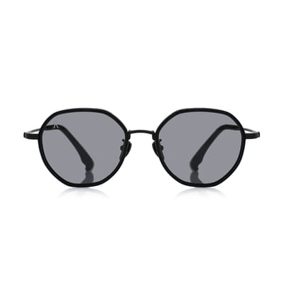 نظارات شمسية رول دائرية لون اسود