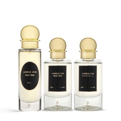 Amber Oud Perfume Set - 3 pcs