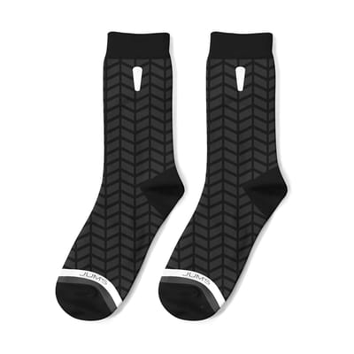 Pompous Socks - Black & Dark Grey