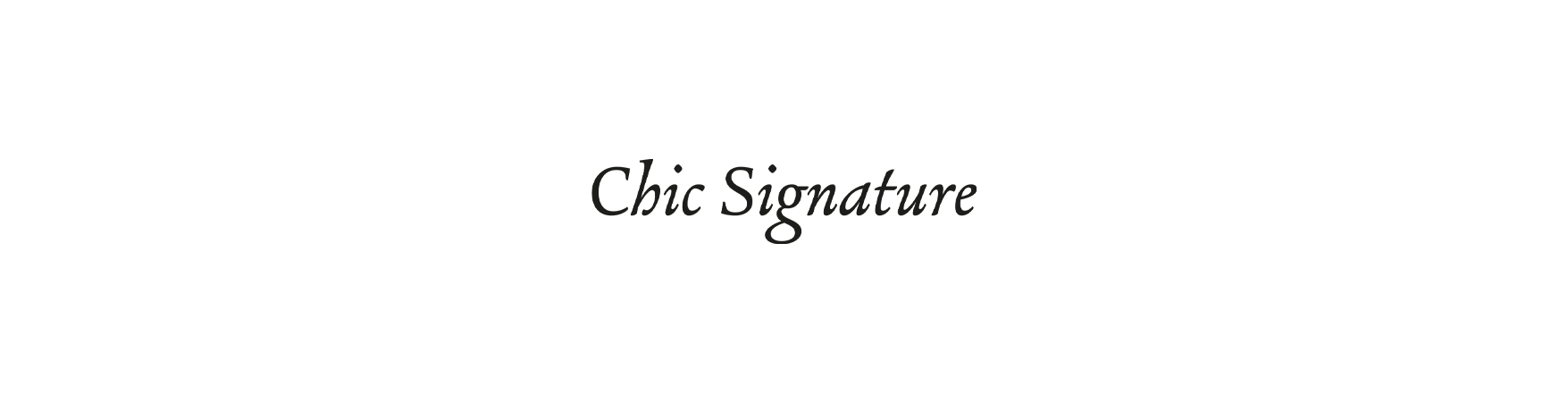 Chic Signature