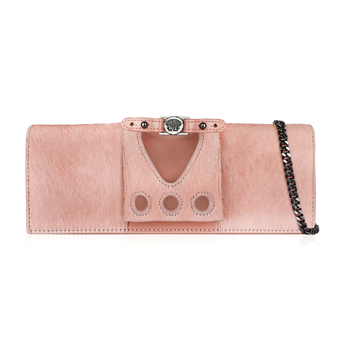 rose pink clutch