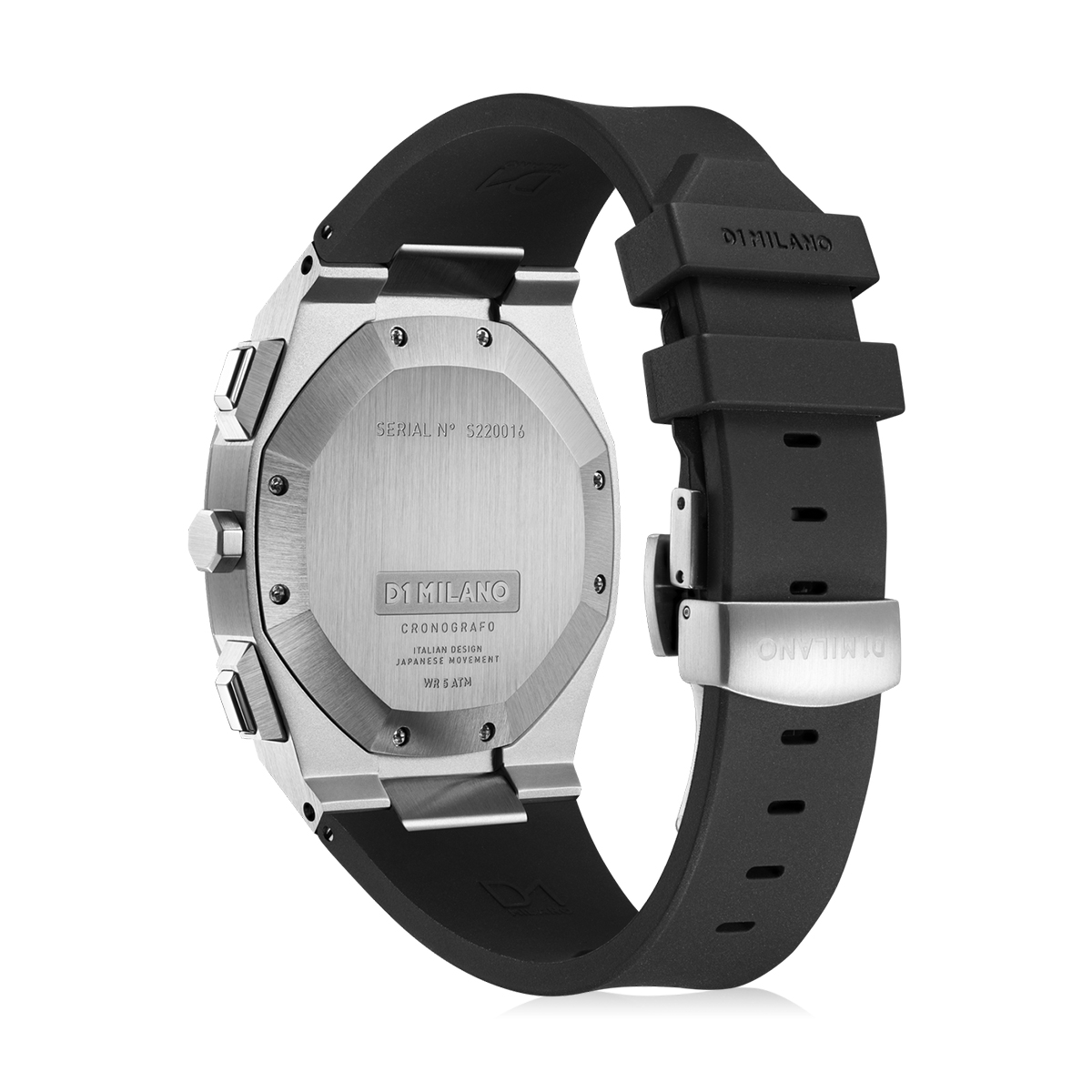 Buy Seiko Vk63 Rubber Watch - Black Online in United Arab Emirates |  Boutiqaat