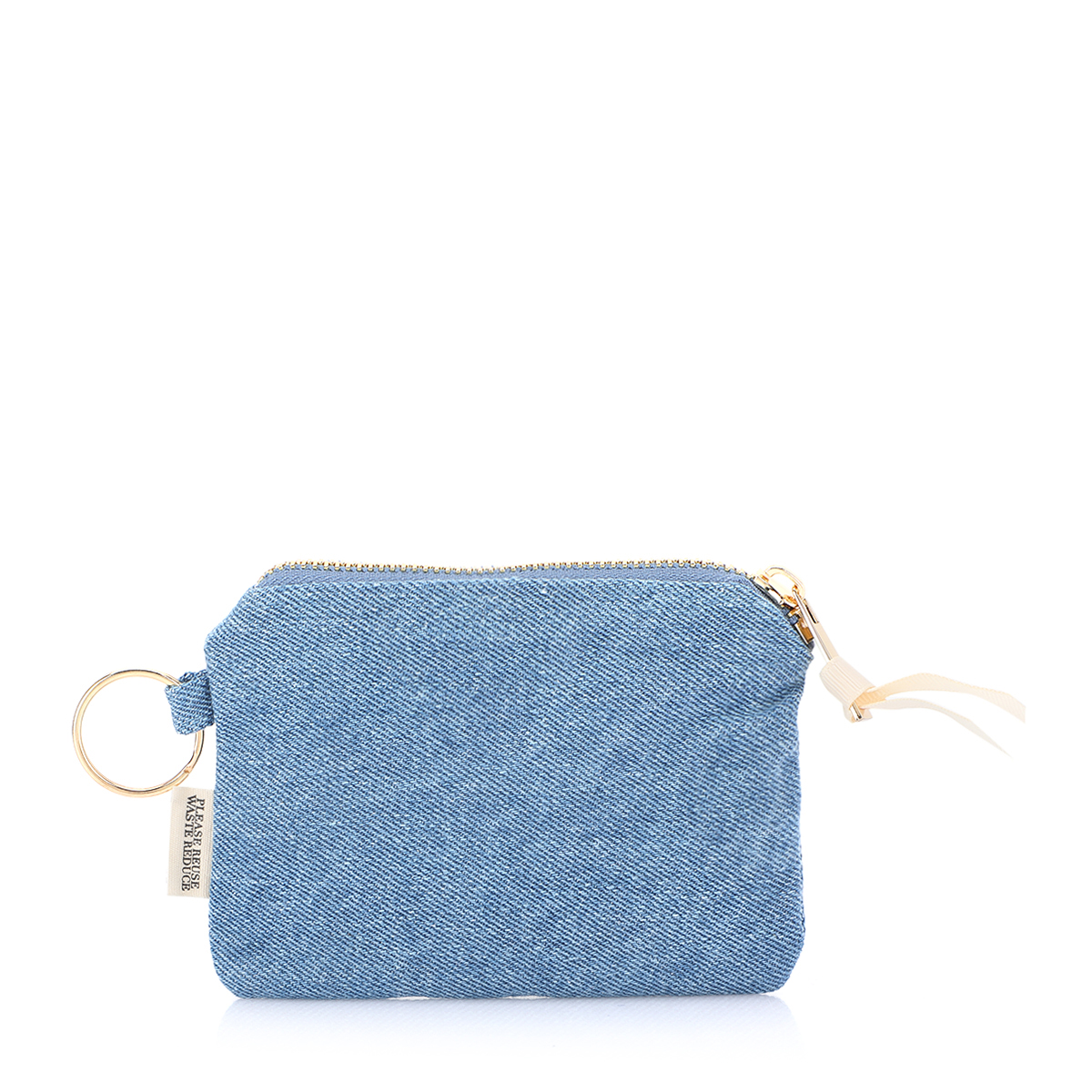 Mini Trinket Pouch, Denim