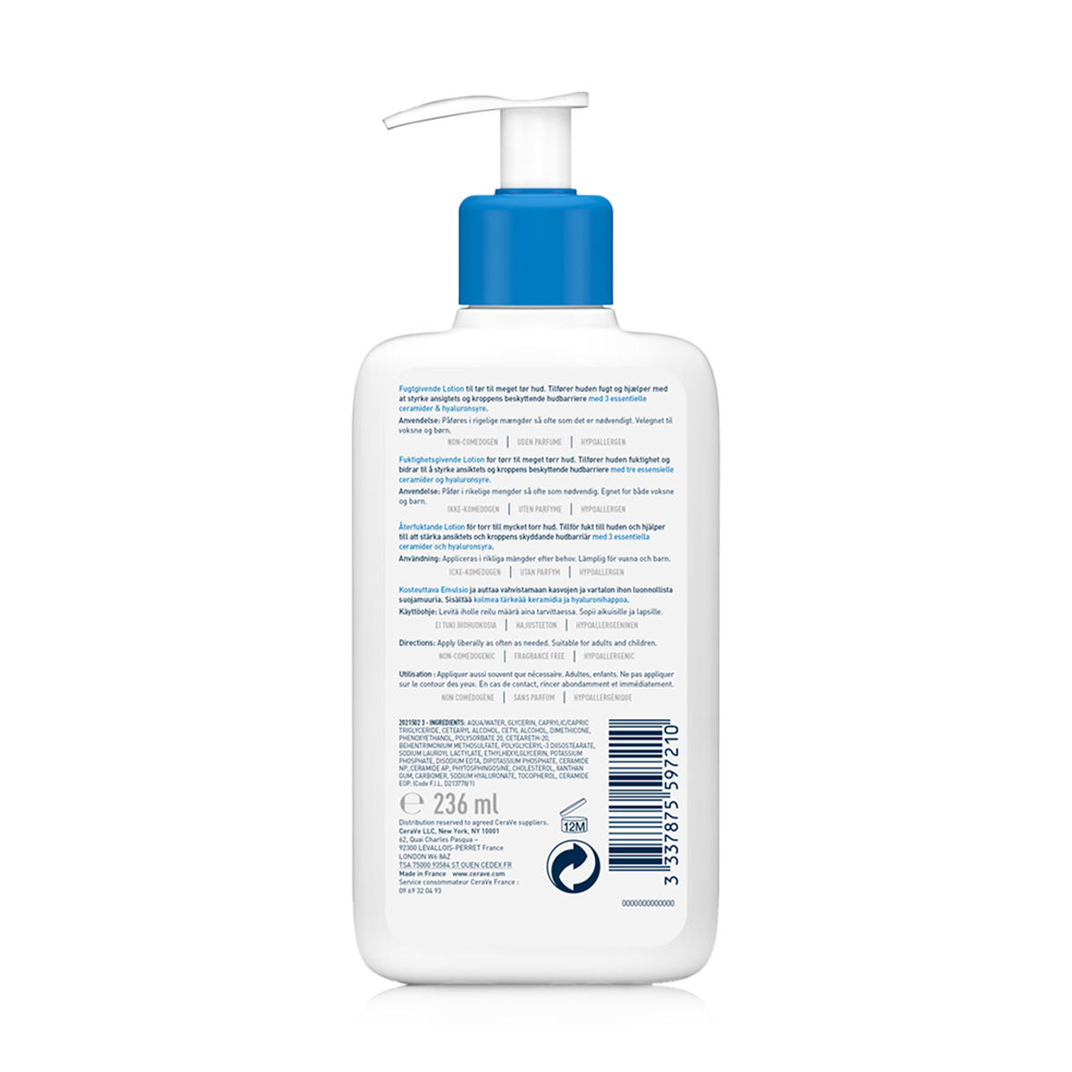 Cerave moisturizing on sale lotion ingredients