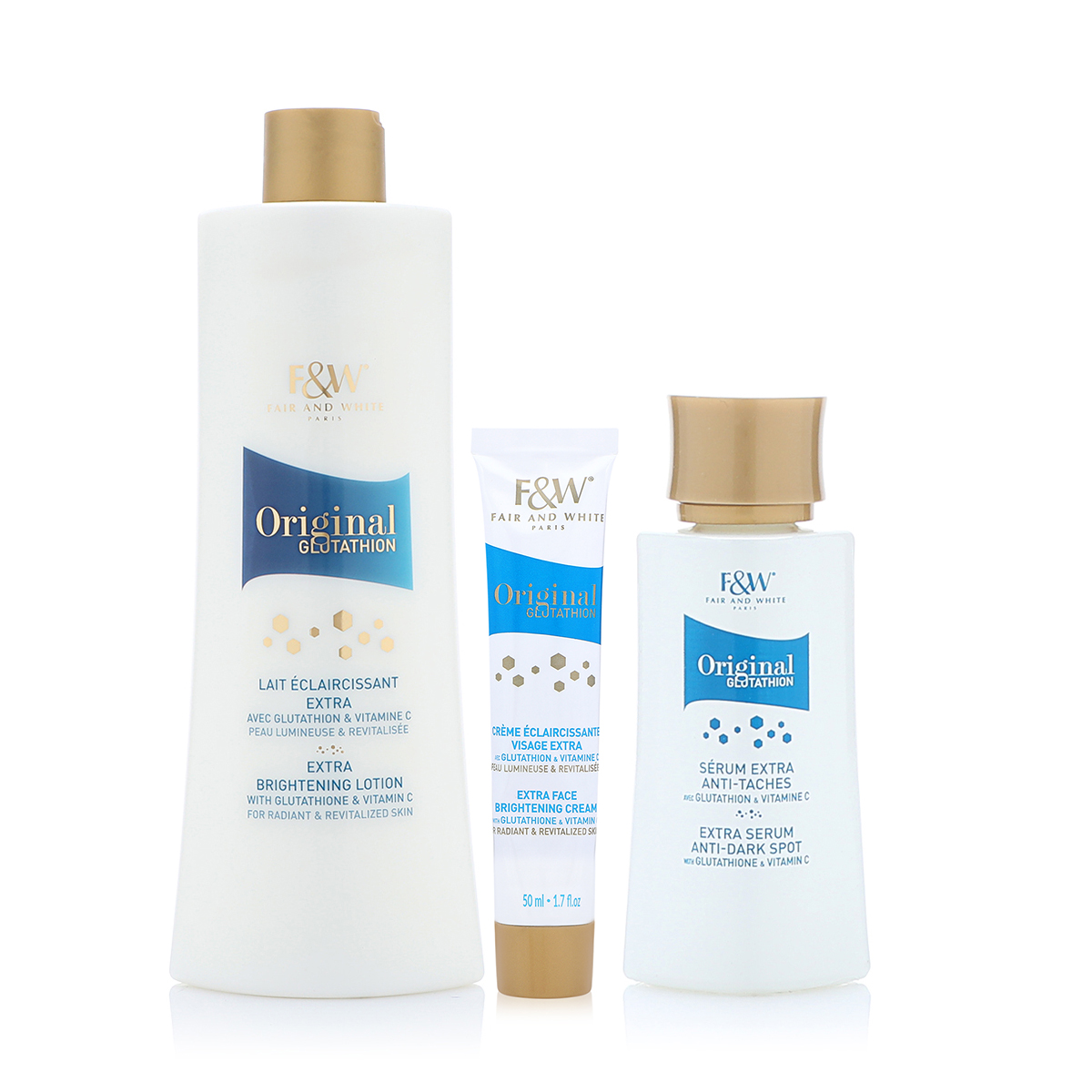 Buy GlutaLuxe Brightening Set - 3 pcs Online for Men in Kuwait