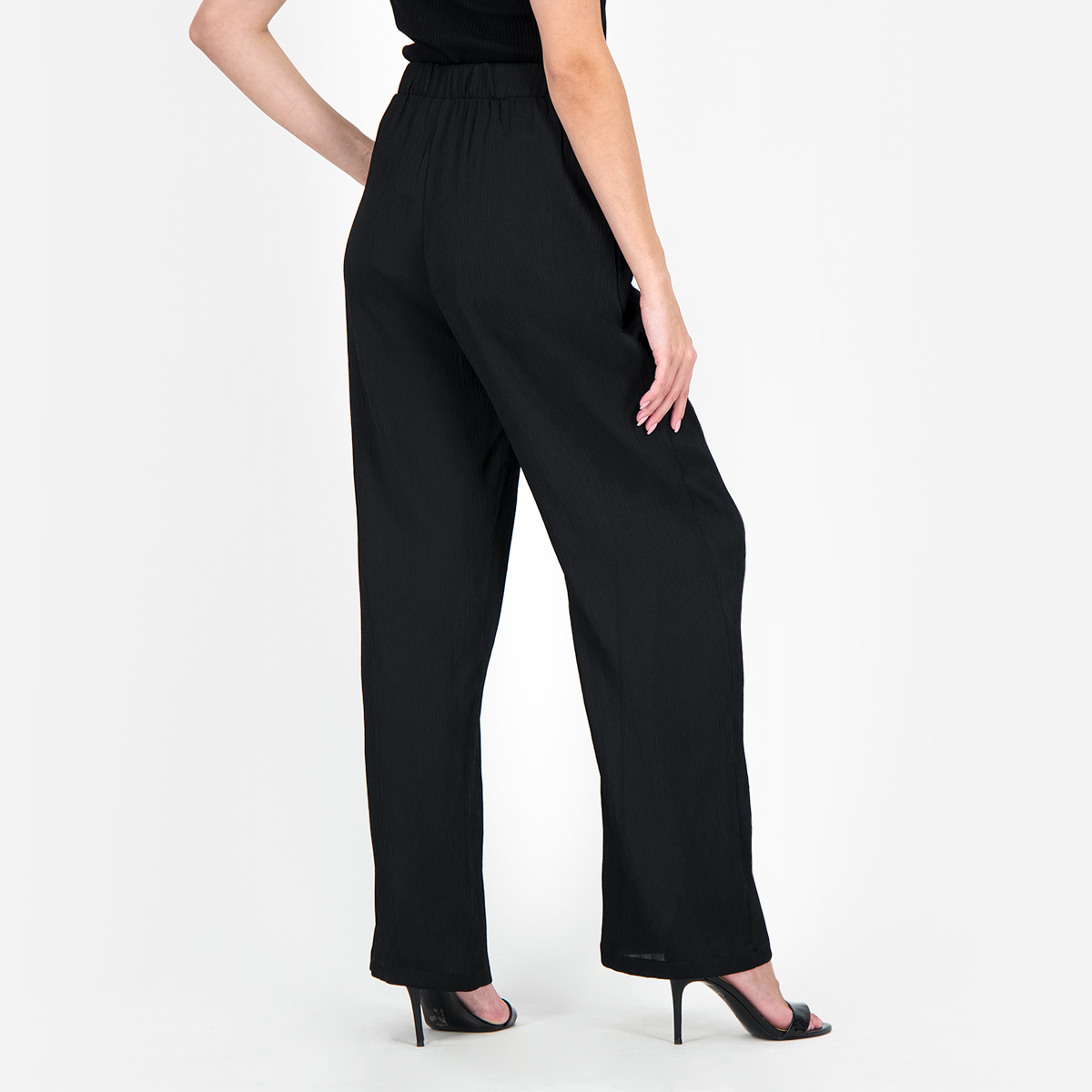 Buy High Waist Loose Pants - Black 