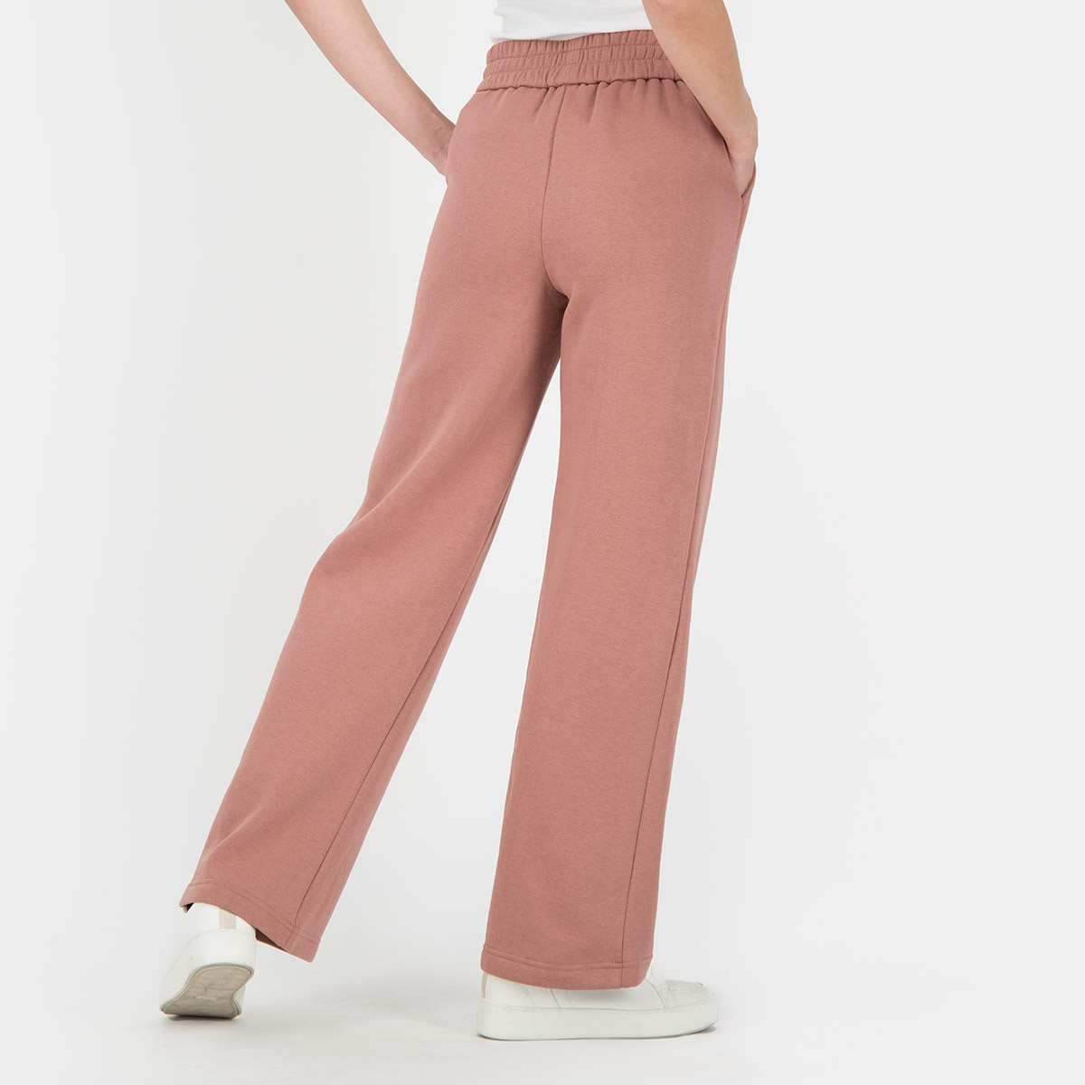 wide leg pull on trousers