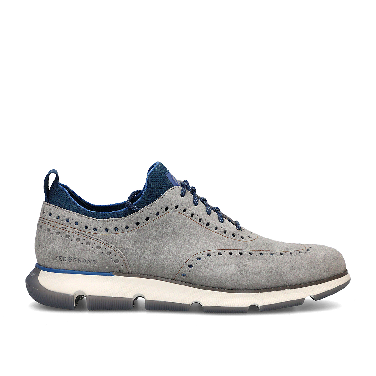 zerogrand wingtip oxford grey