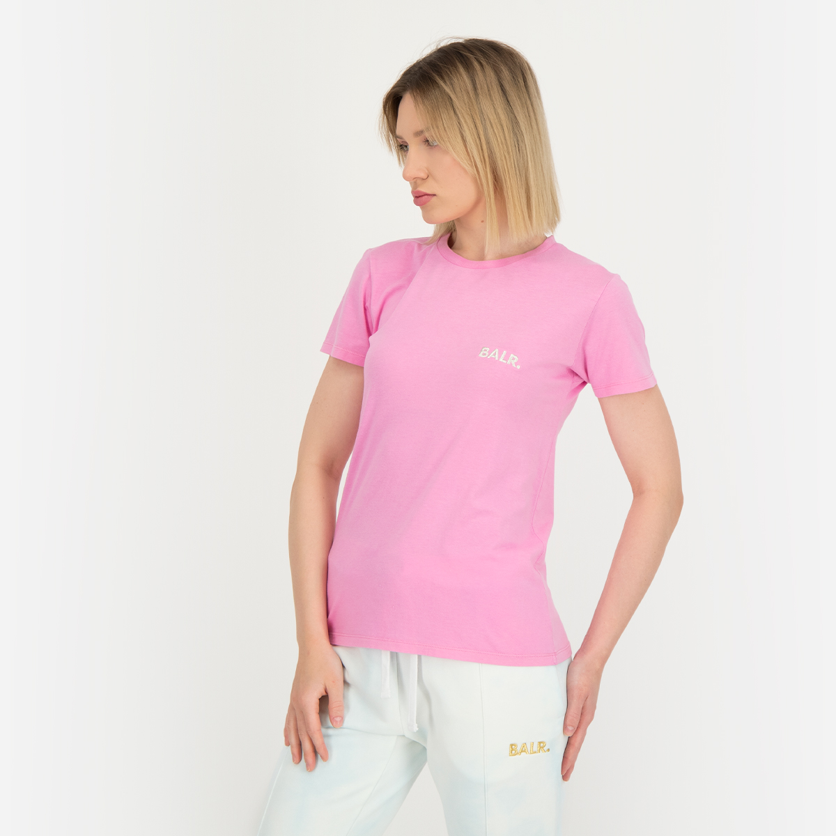 Buy Classic Straight T Shirt Pink Online in Bahrain Boutiqaat