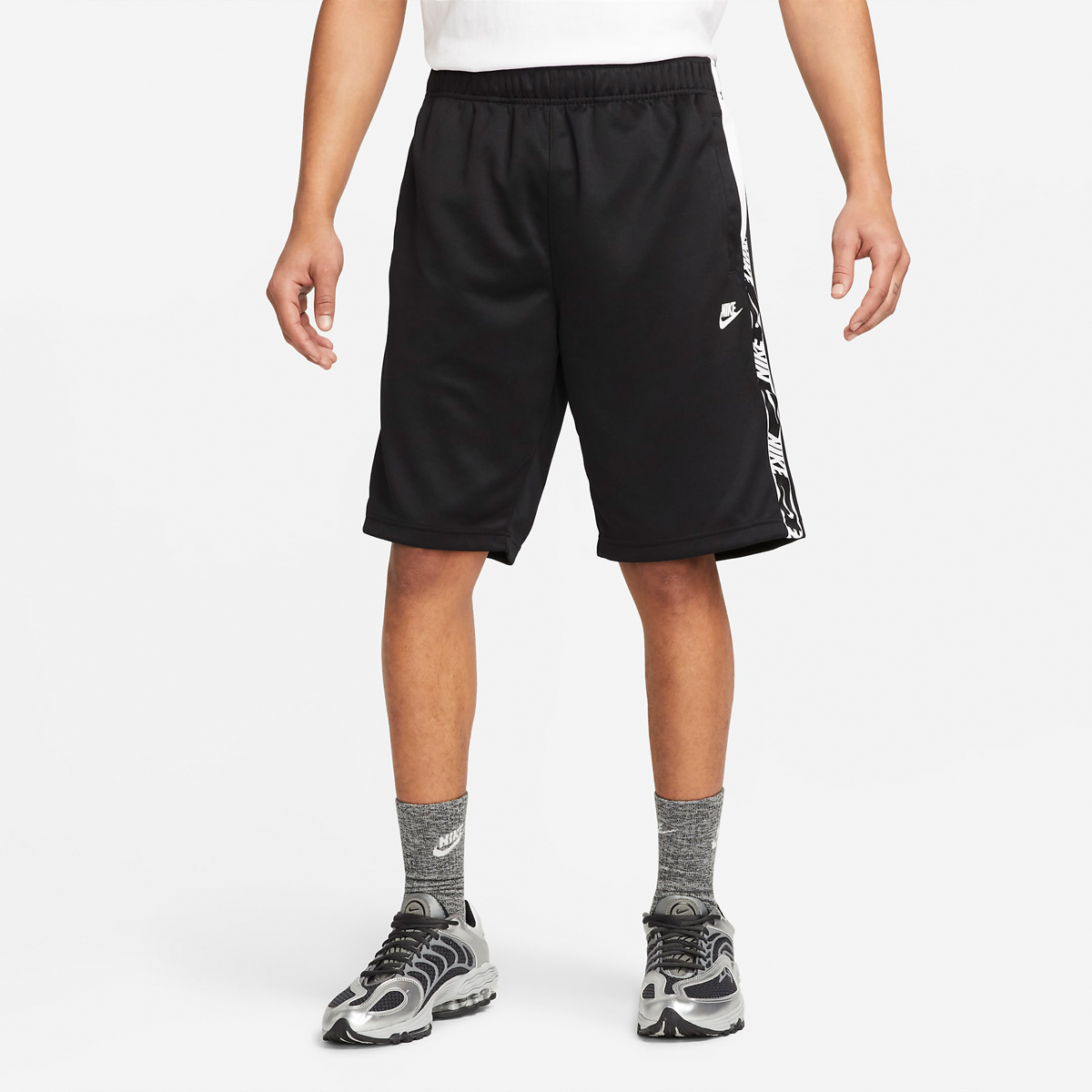 Buy Repeat Poly-Knit Shorts - Black 