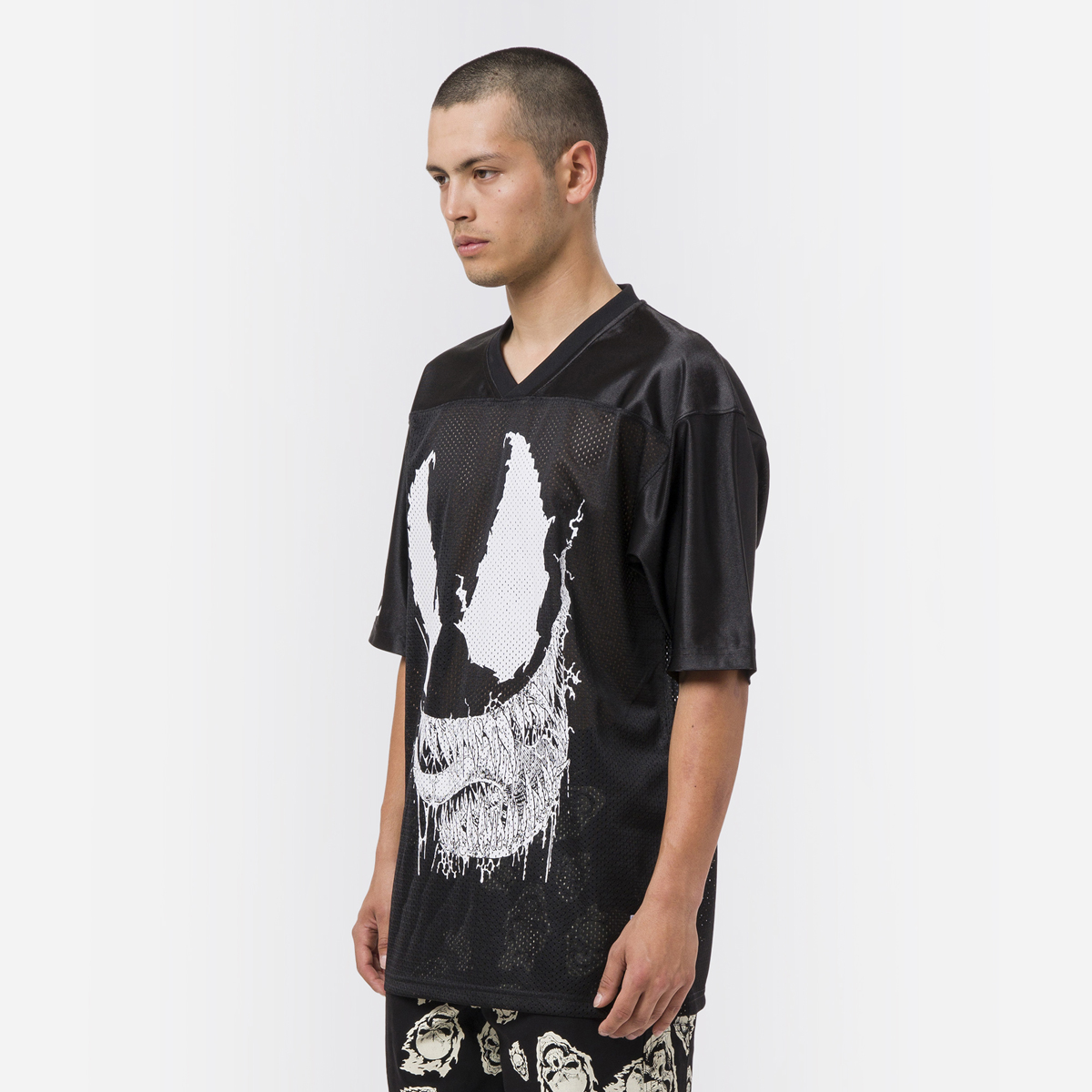 Buy HUF x Marvel Venom Football Jersey - Black Online in United