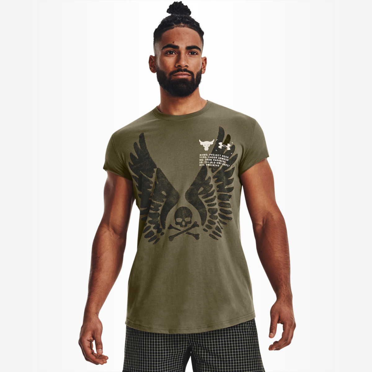 Buy Project Rock Cutoff T-Shirt - Green 