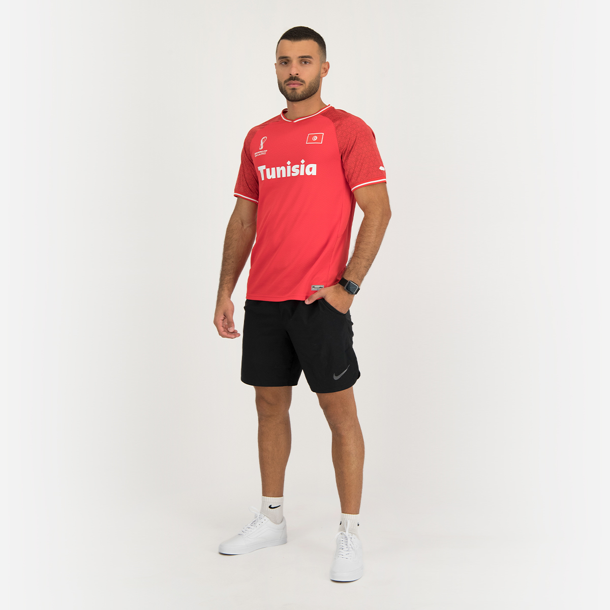 اشتري قميص منتخب تونس - احمر اونلاين في دولة الإمارات العربية