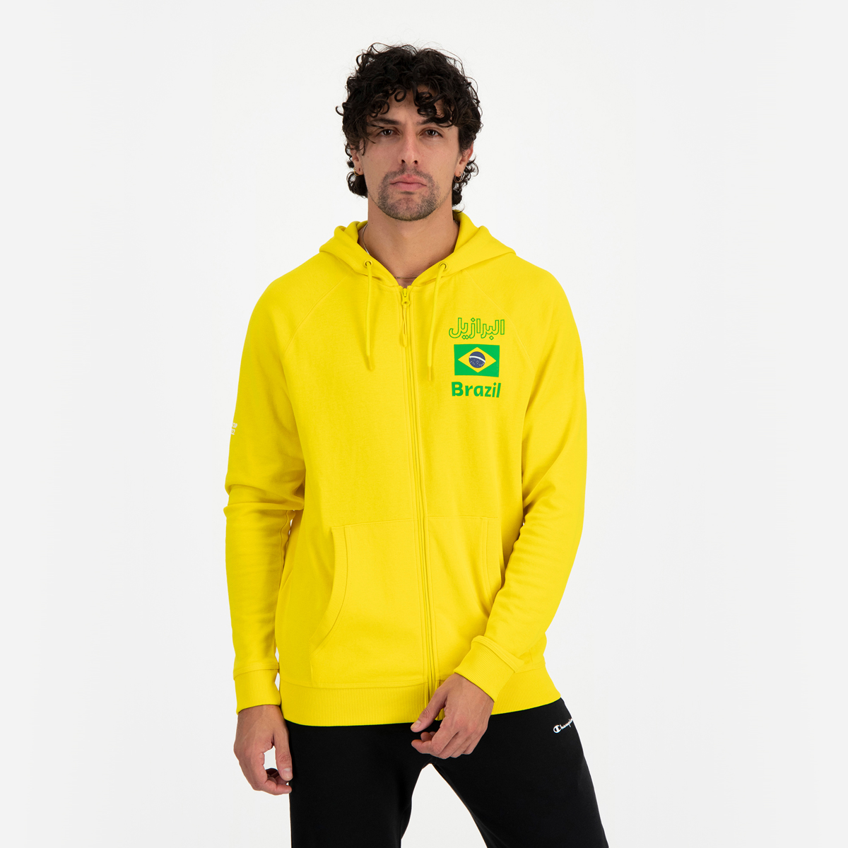 Buy Brazil Full Zip Jacket - Yellow Online in Bahrain