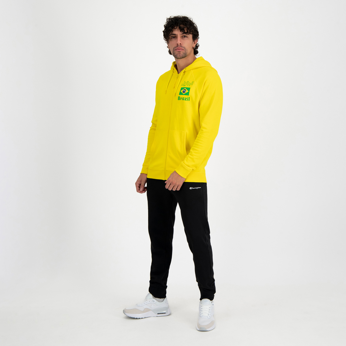 Buy Brazil Full Zip Jacket - Yellow Online in Bahrain