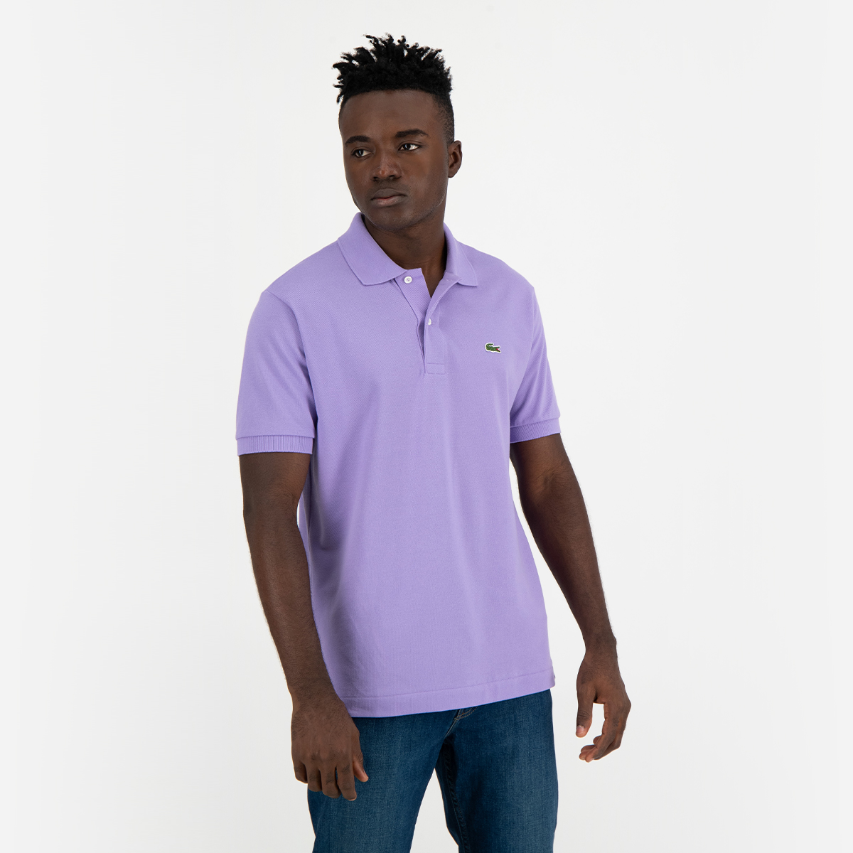 Buy Classic Fit  Polo Shirt - Purple Online in Bahrain | Boutiqaat