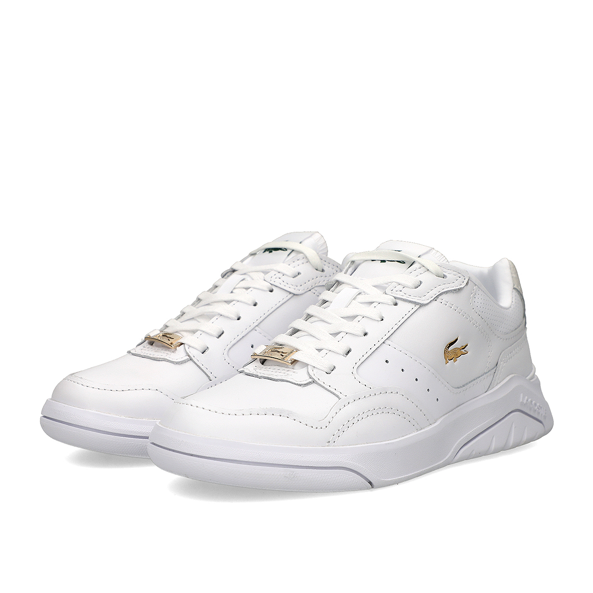 Women's Game Advance Luxe Leather Perforated Sneakers - Women's