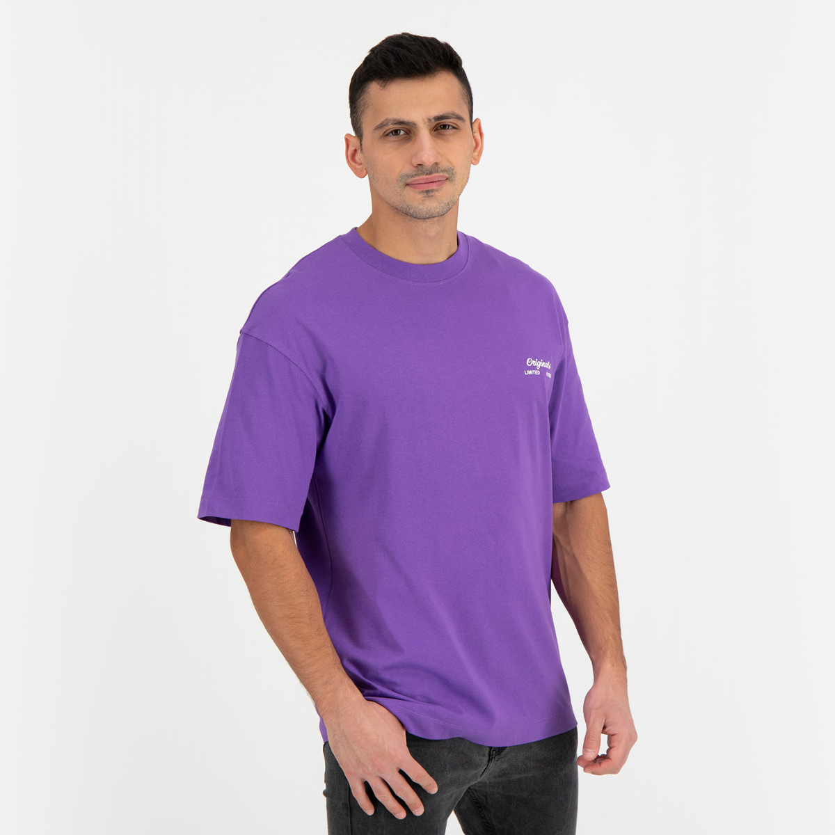 Buy Everyday Back T-Shirt - Purple Online in United Arab Emirates