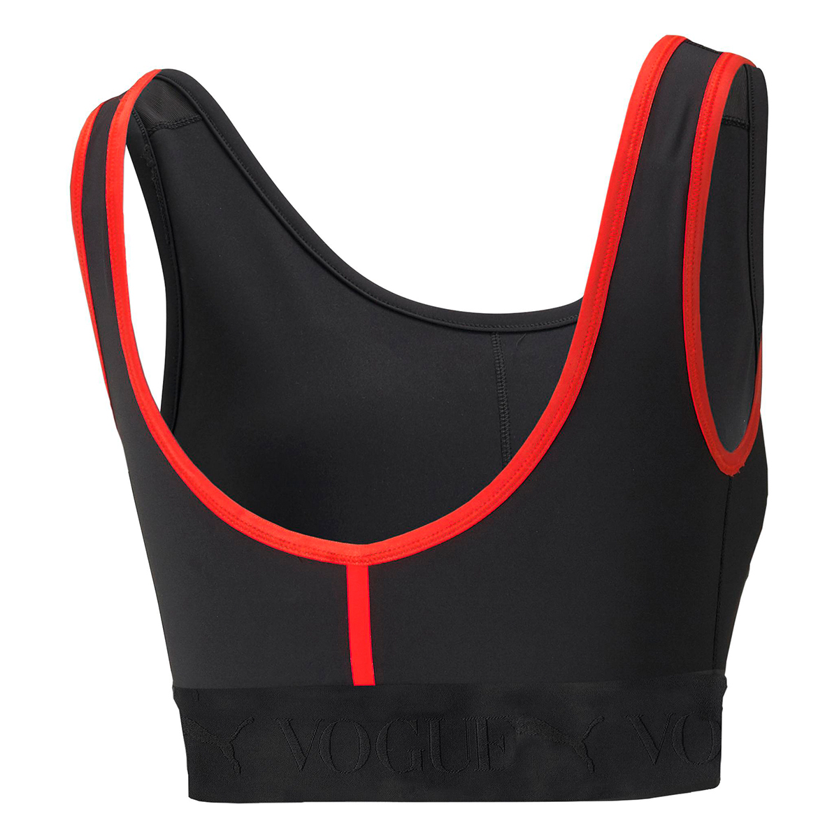 Puma sports bra Puma x VOGUE maroon color