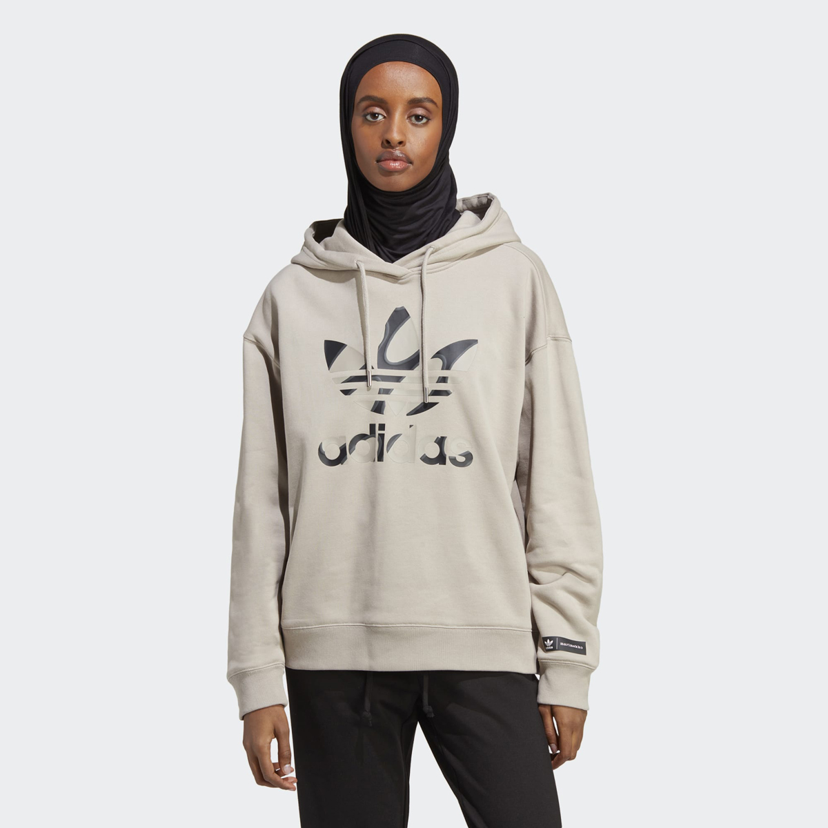 Beige adidas hoodie clearance womens