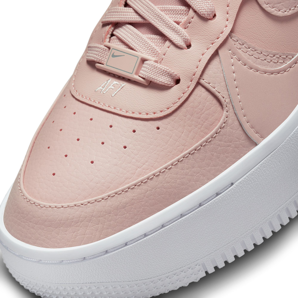 Pale pink air 2024 force 1 lo trainers