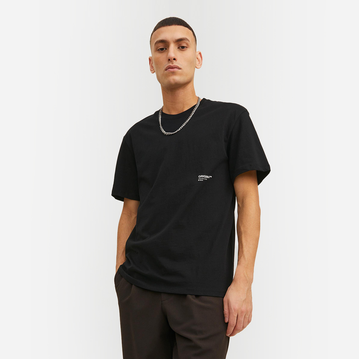 Buy Relaxed Fit T-Shirt - Black Online in Bahrain | Boutiqaat