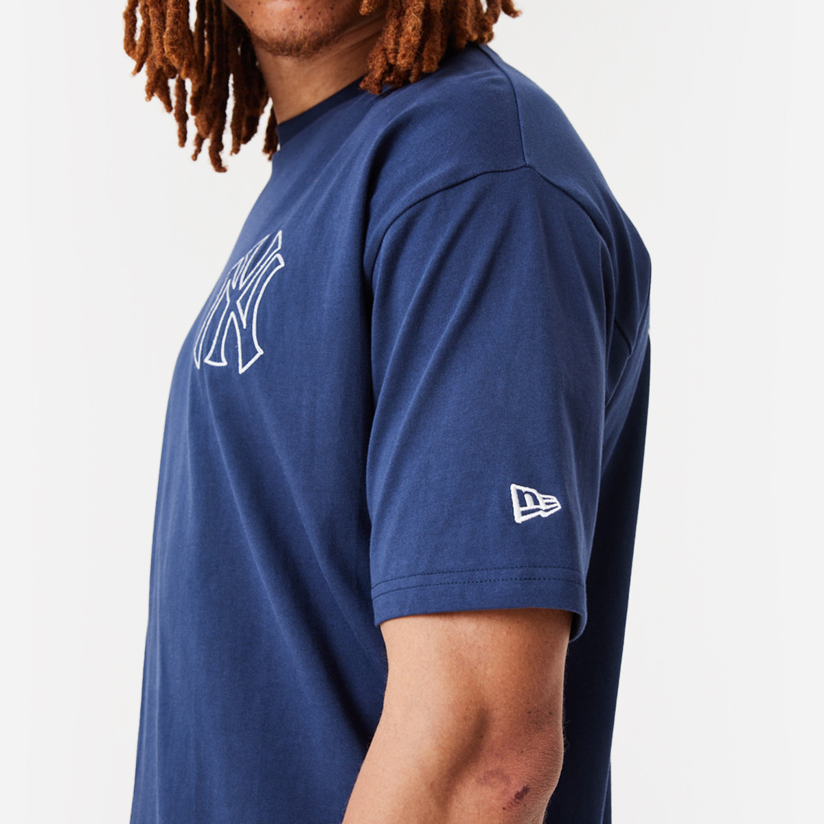 New York Yankees MLB Lifestyle Oversized Navy T-Shirt