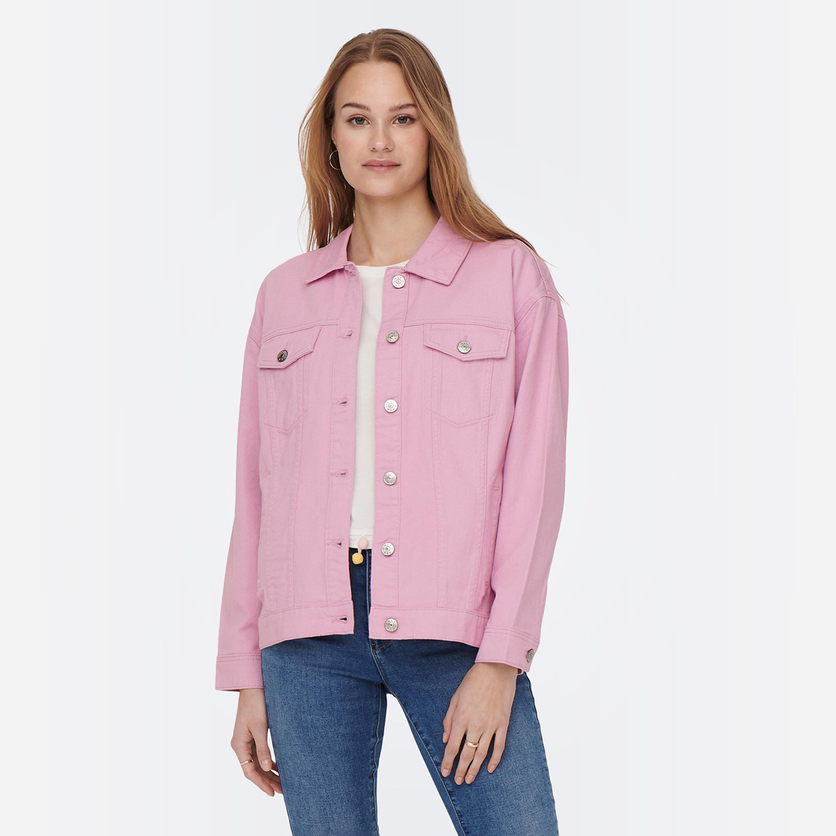 Pink shop canvas jacket