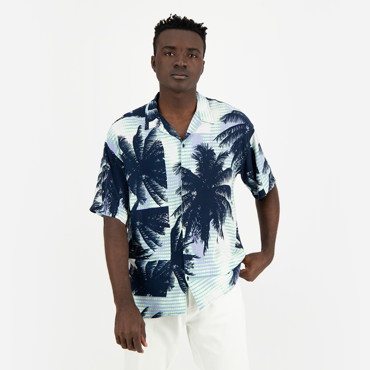 Buy Plus Size Unnatural Reggie Resort Shirt - Multicolour Online in ...