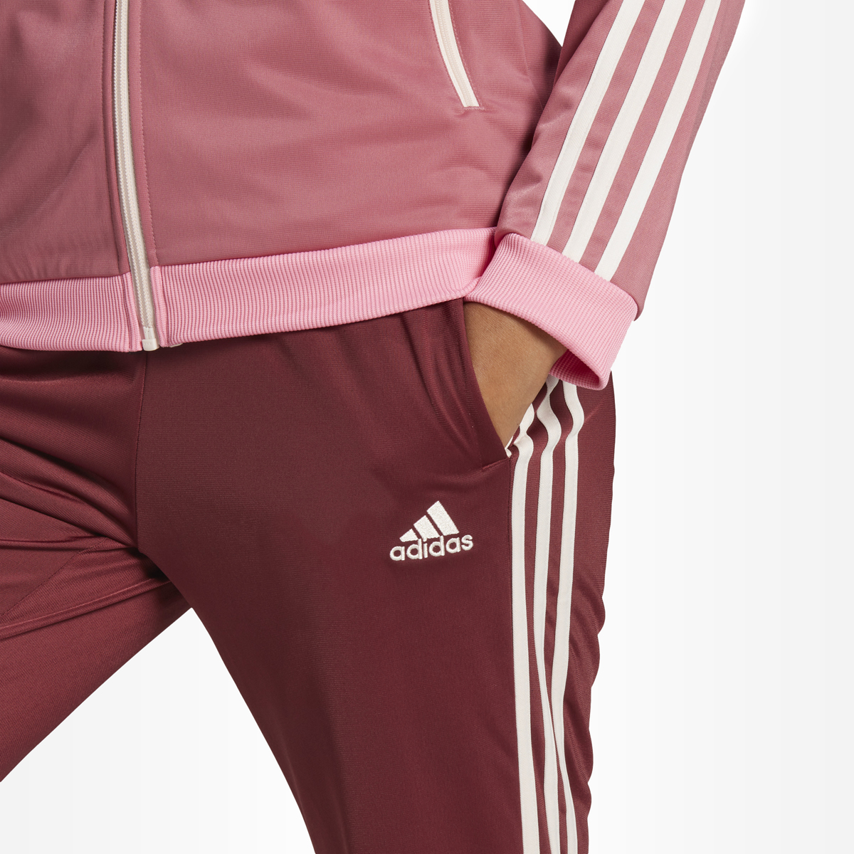 adidas Sportswear Teamsport tracksuit in pink