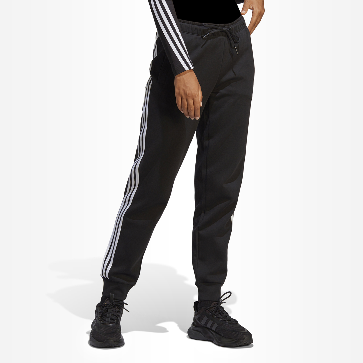 Buy Future Icons 3 Stripes Tracksuit Bottoms Black Online In United Arab Emirates Boutiqaat 8984