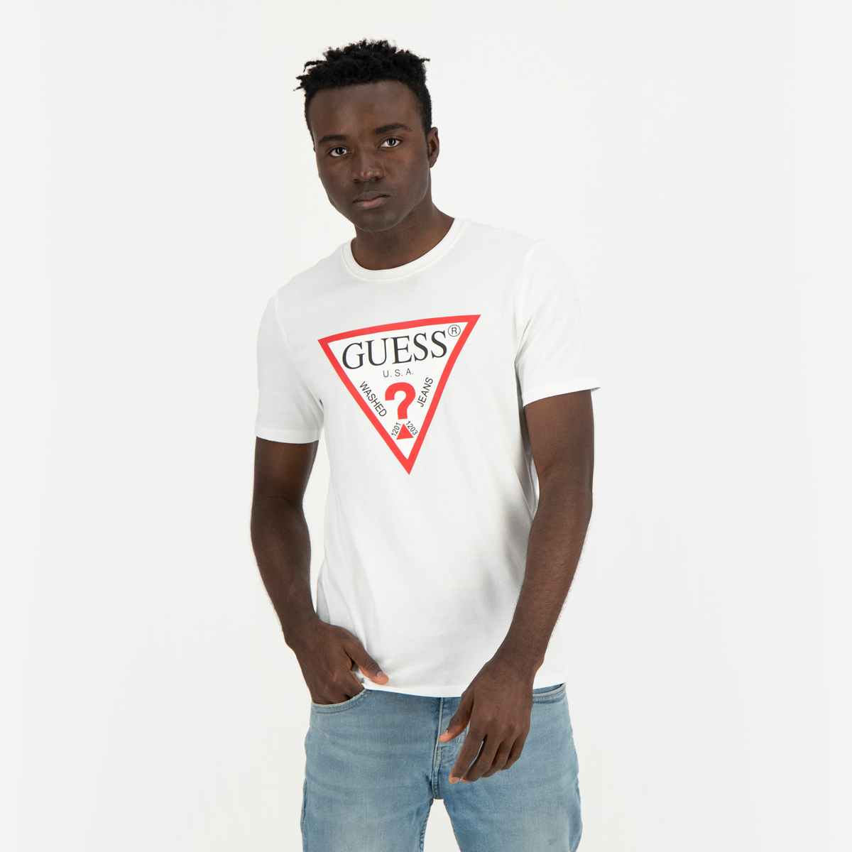 T shirt sales logo guess