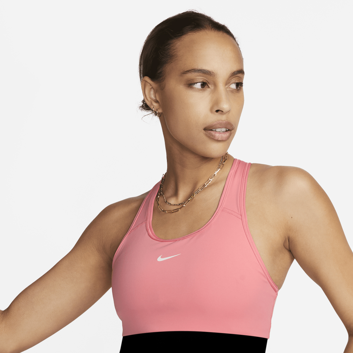 Buy Nike Pink Swoosh Sports Bra for Women in Saudi