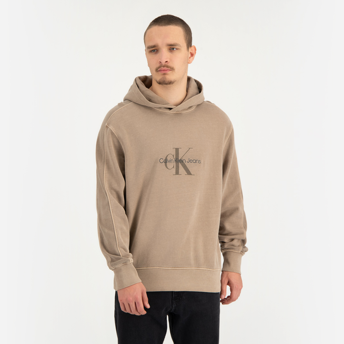 Calvin klein cheap hoodie beige