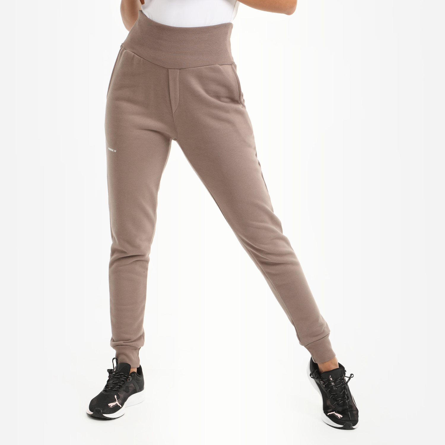 Buy Feeling Good High-Waist Loose Fit Sweatpants - Brown Online in