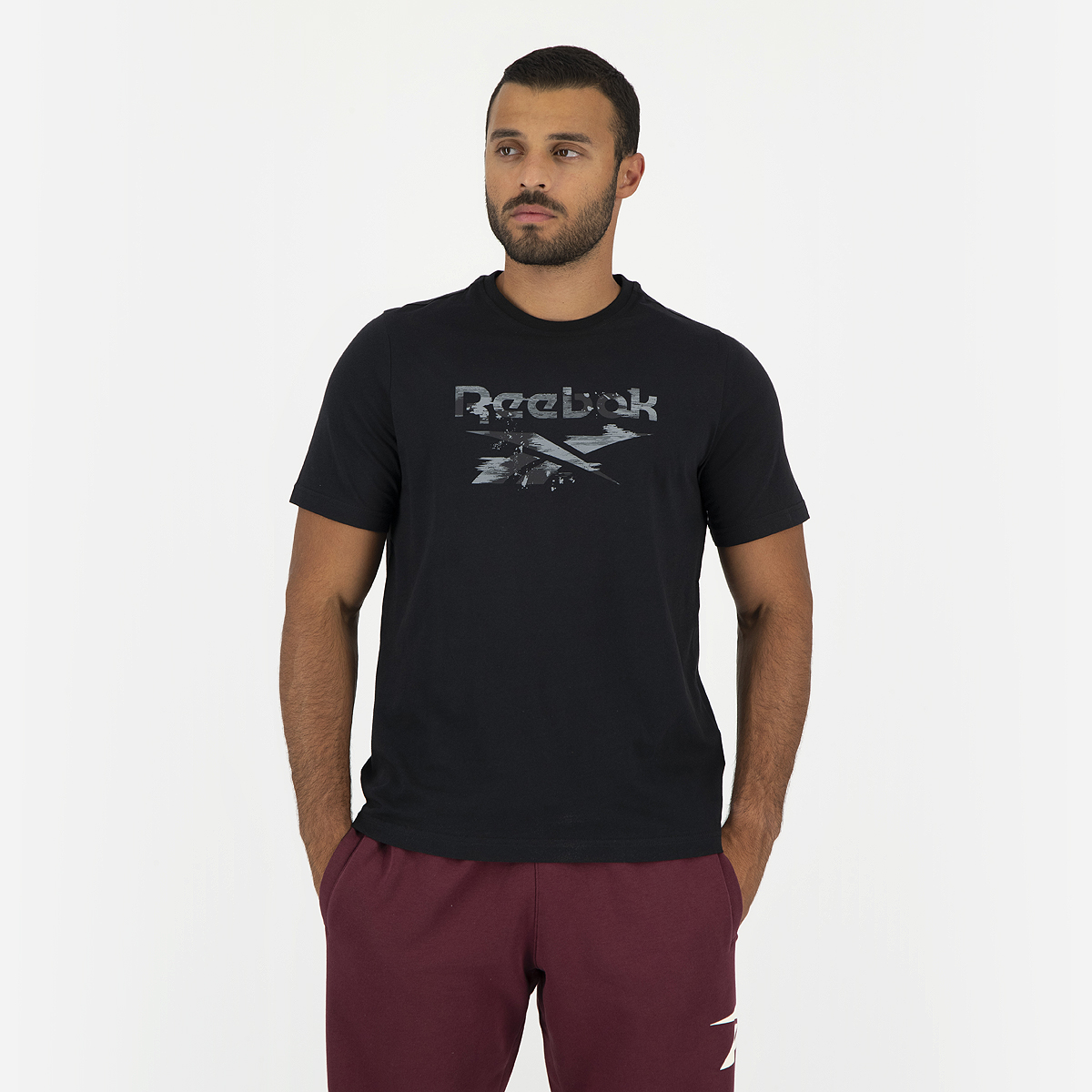Reebok Men's Identity Modern Camo T-Shirt, XL, White