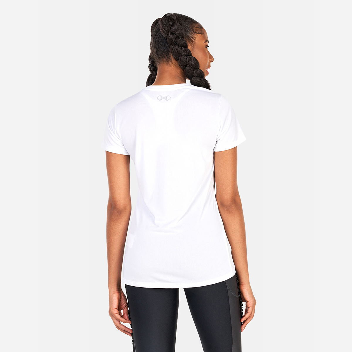 Buy Under Armour Women's UA Tech™ V-Neck T-Shirt Black in KSA -SSS