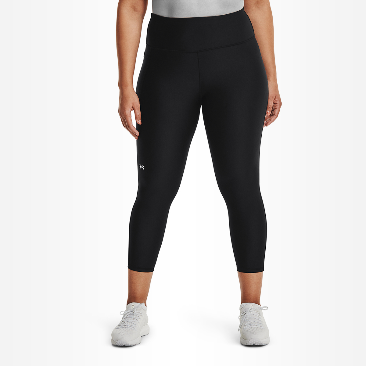 Buy Plus Size HeatGear No-Slip Waistband Ankle Leggings - Black