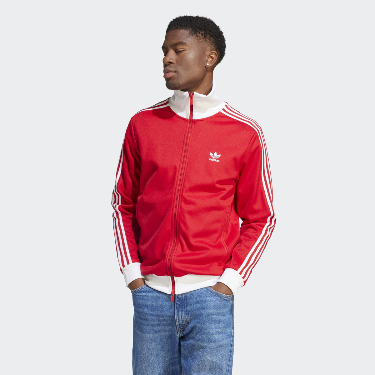 Adidas originals beckenbauer track hot sale jacket