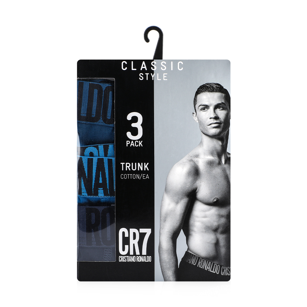 Cristiano Ronaldo 3 Pack Cotton Trunks CR7 New Authentic Mens