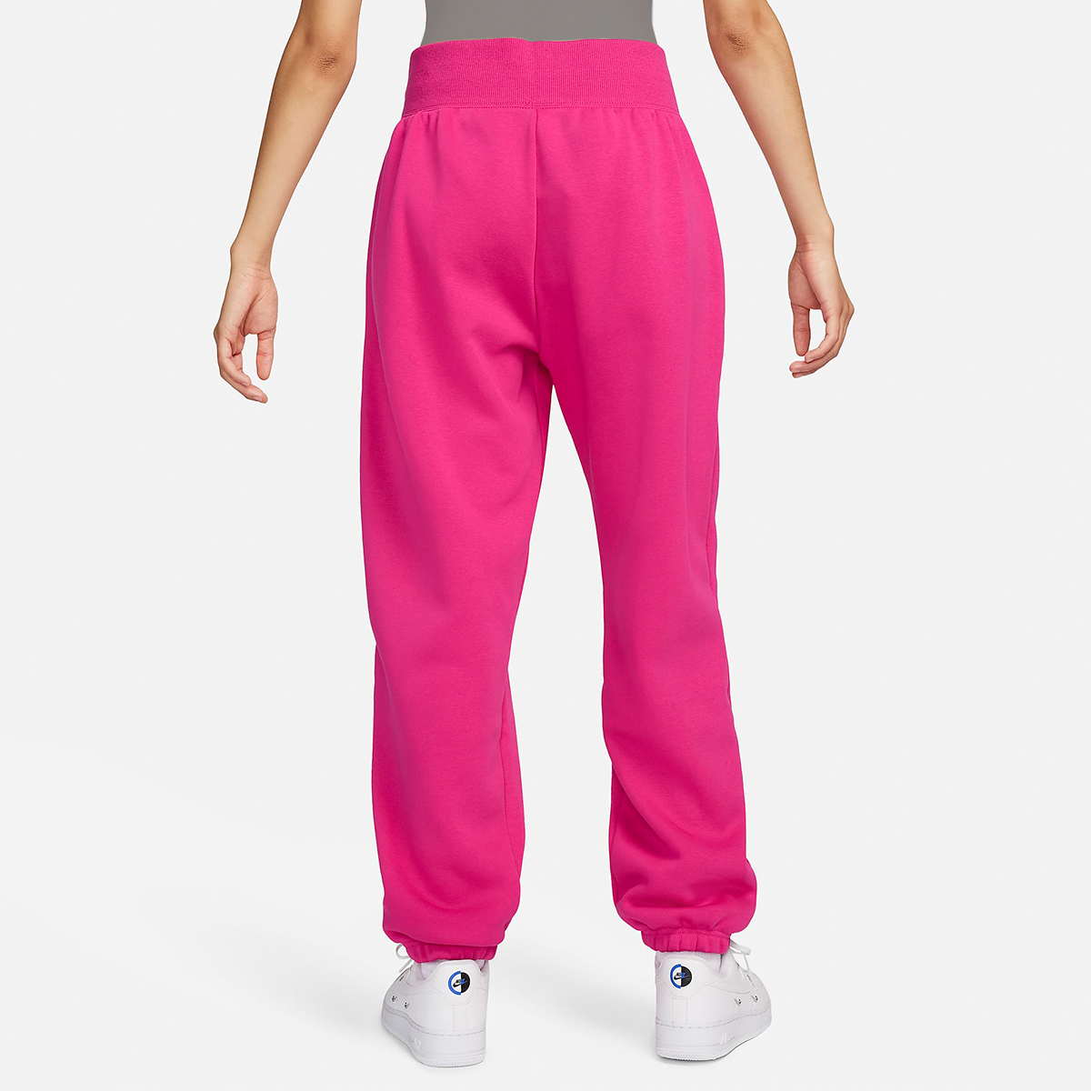 Buy Nike Women's Sportswear Swoosh High-Rise Fleece Joggers Pink in Kuwait  -SSS