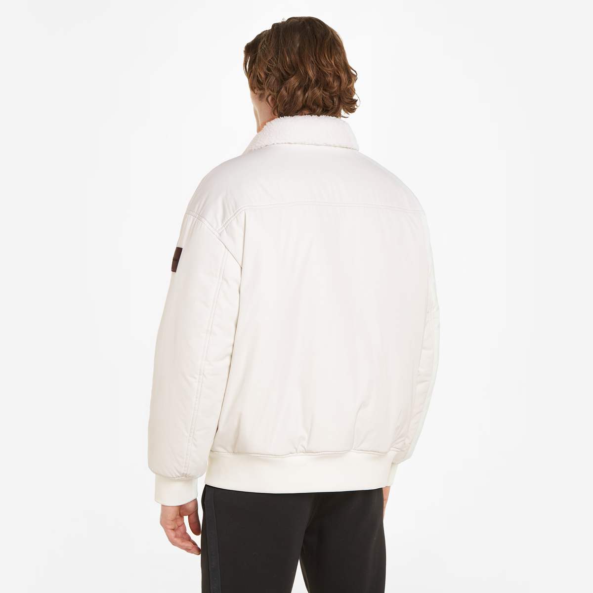 Reversible Sherpa Bomber Jacket - White